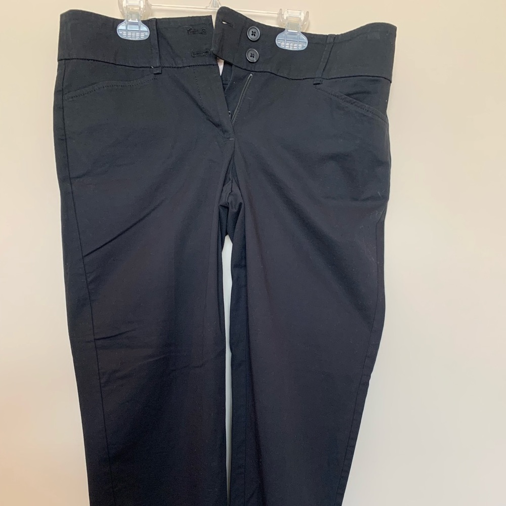 NWT Loft Outlet Black Capri Pants Size 6